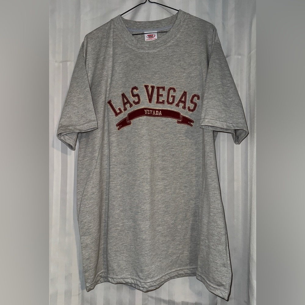 Las Vegas Embroidered T-Shirt Size XL
